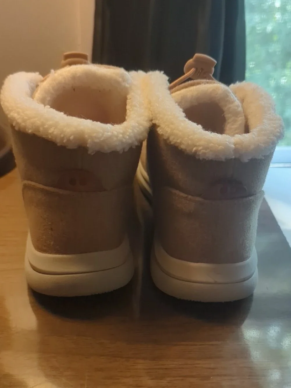 Ryka Women’s Cozy Faux-Shearling Ankle Boots in Tan